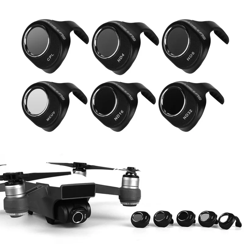 

DJI Spark Xiao Filter Six Pieces Set (ND4/8/16/32 + Cpl + UV)