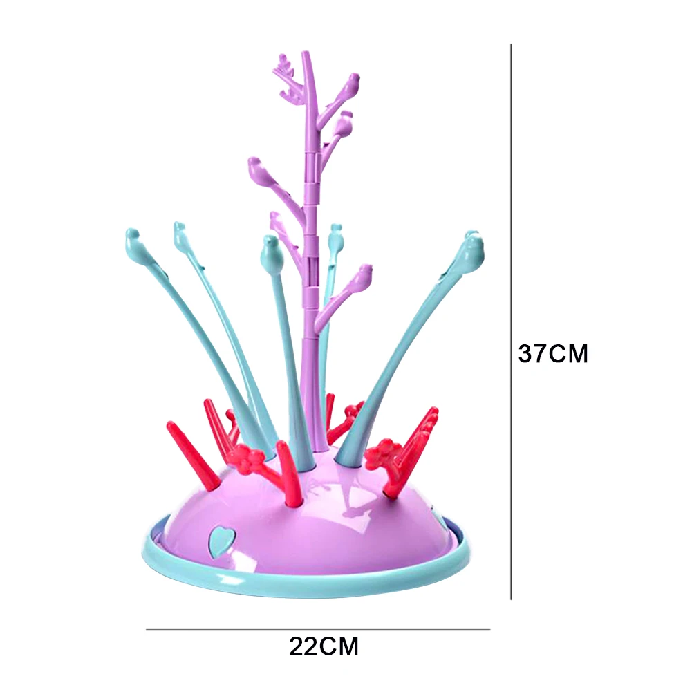 Сушилка для младенцев в форме дерева, бутылочка для кормления молока, сушилка для соски, съемный портативный крючок-вешалка, держатель