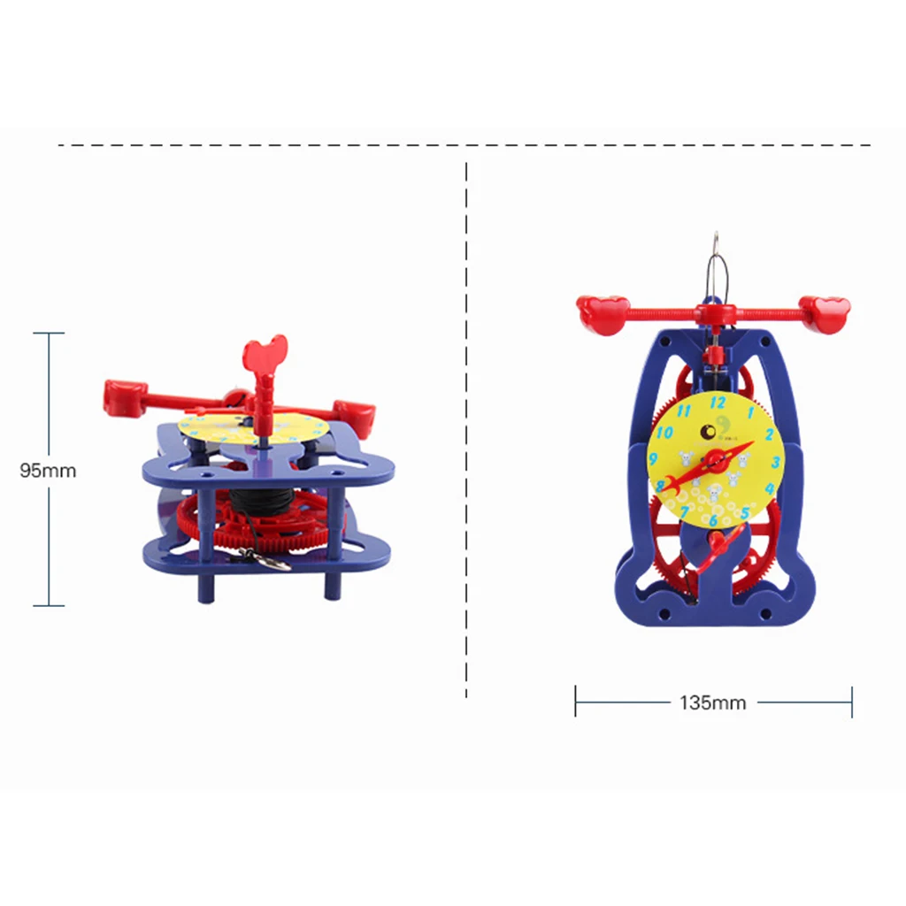 DIY Pendulum Clock Science Experiment Kits - Physics Time & Gear Puzzle Assembly Toys Kid Student Educational