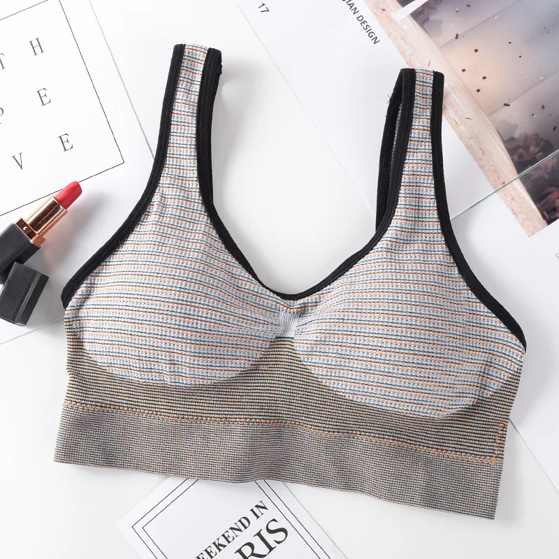 

Cotton Women Bra Wireless Bralette Push Up Bras Fitness Top Women Underwear Tanks Stretch Tube Top