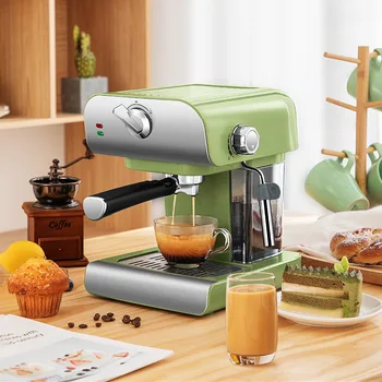 

CM6867 Espresso machine home small full semi-automatic latte steam coffee machine milk froth machine