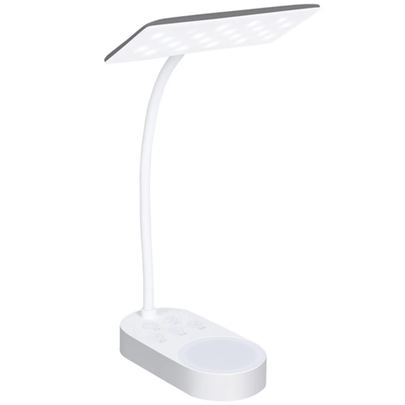 Top-Innovative Dual Lamp Design Usb Charging 5 Stops Cold/Warm Light Table Lamp Desk Table Light Led Desk Lamps Flexo Flexible L