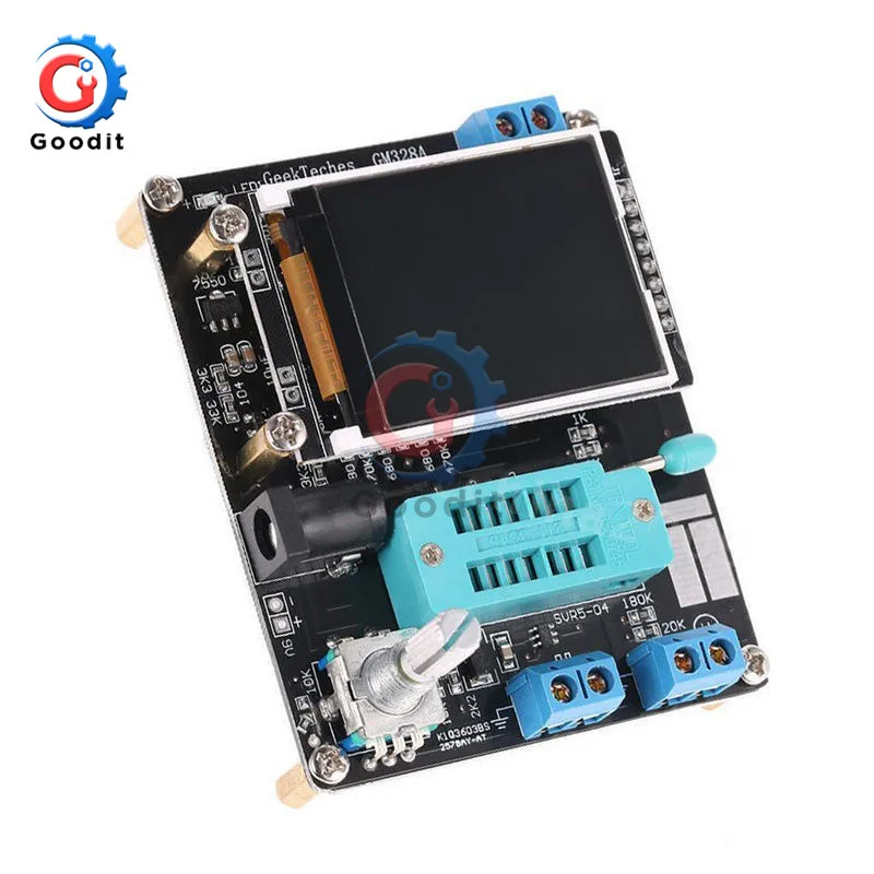 

Soldered LCD GM328A Transistor Tester Diode Capacitance ESR Voltage Frequency Meter PWM Square Wave Signal Generator SMT Monitor