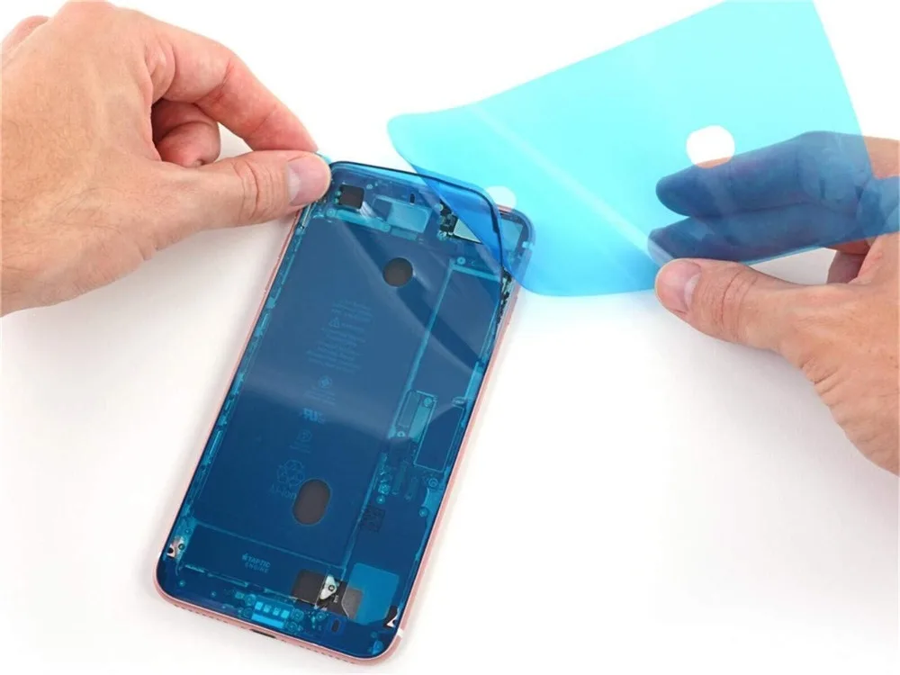 Водостойкая клейкая наклейка для iPhone 11 Pro Max X XS Max XR 6 6S 7 8 Plus, рамка для ЖК-дисплея, уплотнительная лента, клейкая фиксация