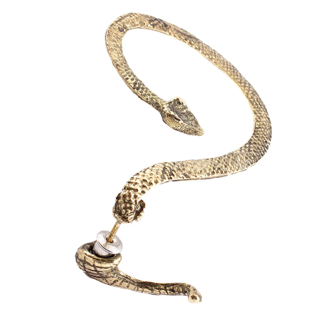 1 Pcs Fashion Dragon Ear Clip Cartilage Piercing Stud Sexy Women Jewelry Punk Style Twining Snake Shape Earrings Stud