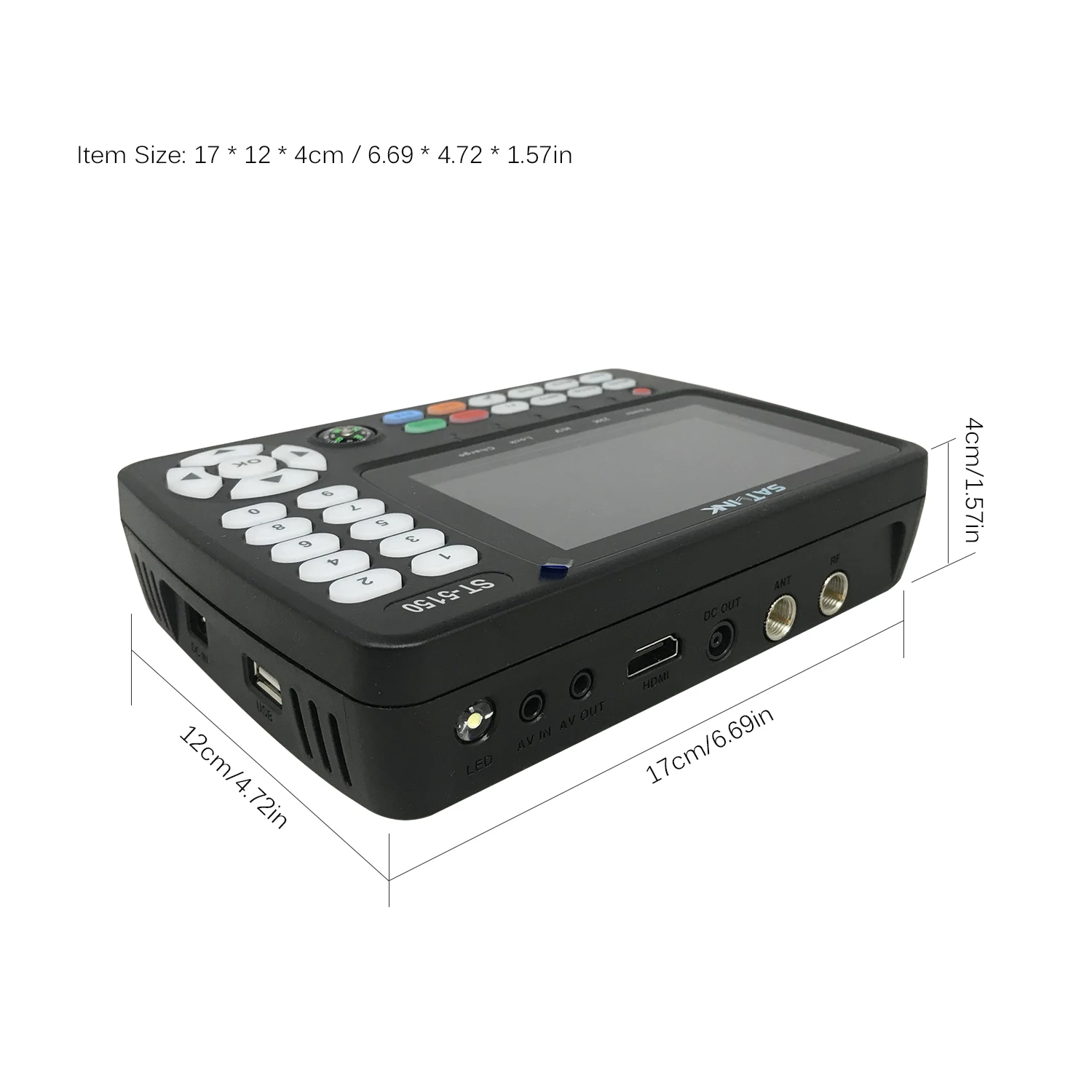 ЖК дисплей ST 5150/T2/C COMBO HD спутниковый прибор для обнаружения ТВ сигнала Цифровой