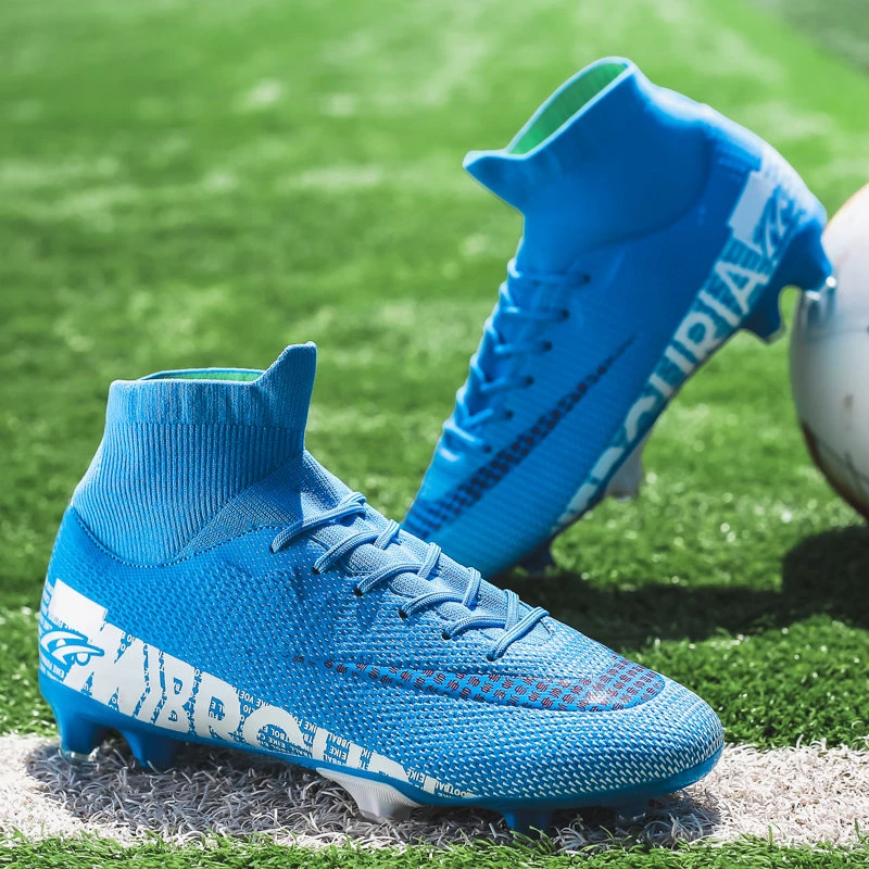 apoyo Infantil Tercero Botas de fútbol antideslizantes para hombre, botines de tobillo alto  transpirables para exteriores, FG/TF, gran oferta|Calzado de fútbol| -  AliExpress