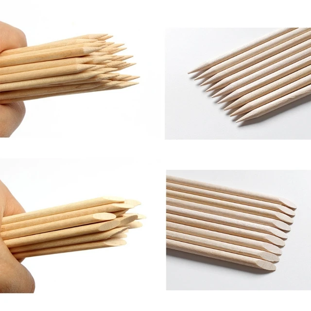 25/50/100PCS Wooden 8” Paint Sticks Wooden Paint Stirrers Bulk