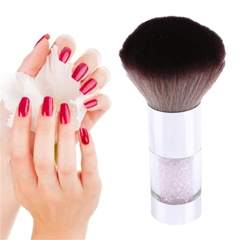 

File Nail Art Care Manicure Pedicure Soft Remove Dust Small Angle Clean Brush For Nail Care