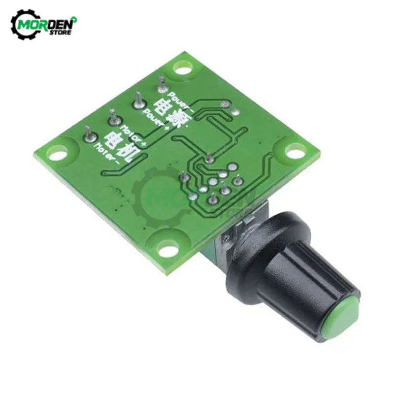 DC 1.8V-15V 2A 30W PWM Motor Speed Controller Regulator Low Voltage Fan Speed Control Switch PWM Adjustable Drive 5V 12V