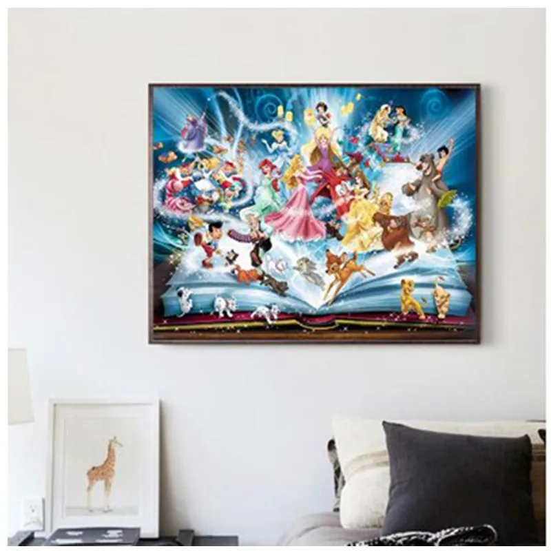 

5D Diamond Embroidery Sale fantasy cartoon book Full Square/round Diamond Painting Cross Stitch Kit Diamond Mosaic Crystal