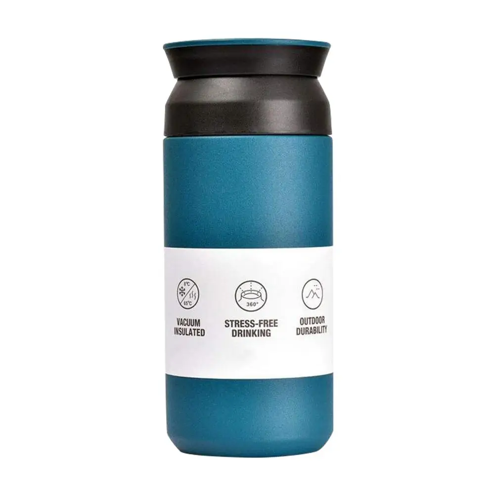High Quality 350ml Double Wall Stainless Steel Vacuum Flasks Thickened Thermo Cup Coffee Tea Milk Travel Mug Thermol Bottle