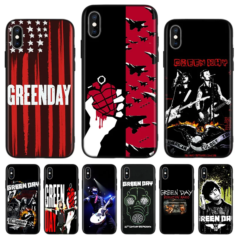 Green Day Special Edition Black Back Cover Phone Case For Apple IPhone 11 Pro XS MAX XR 7 8 6 6S Plus X 10 Ten 5 5S SE Coque She
