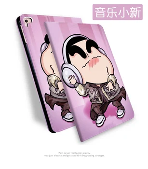 

For iPad 9.7 2017 / 2018 Case High quality Cartoon pattern Crayon Shinchan flip stand Cover For iPad Air2 / Air / Pro 9.7 Case