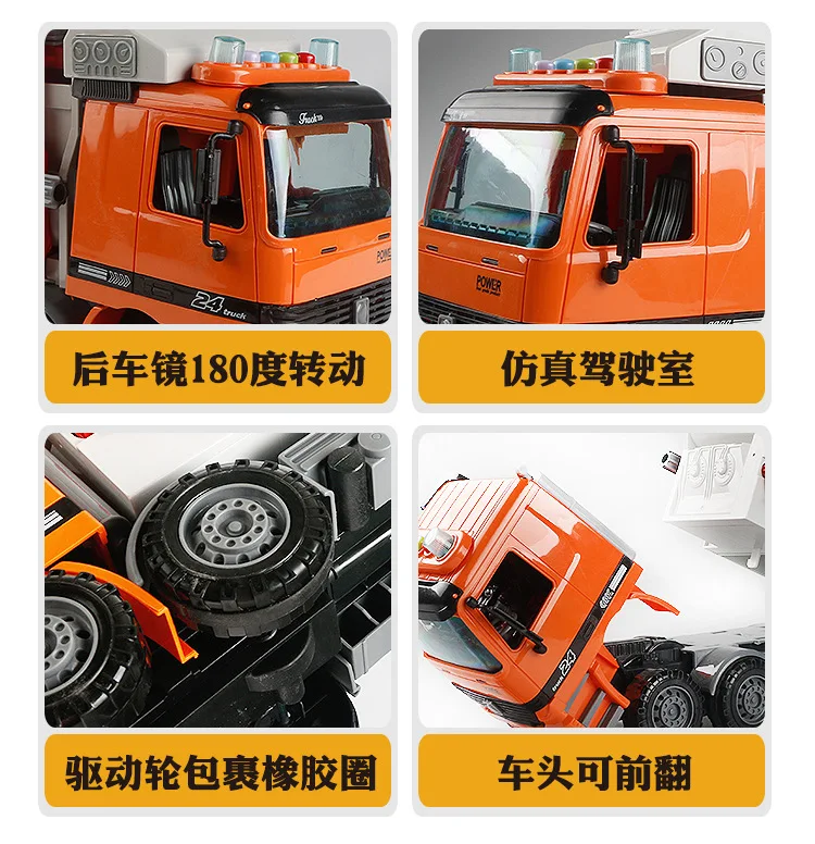 Xiong yuan 9998-39 детская санитарная мусорная машинка, игрушка для уборки дорог, мусорные отсеки, игрушечная машинка для мусора