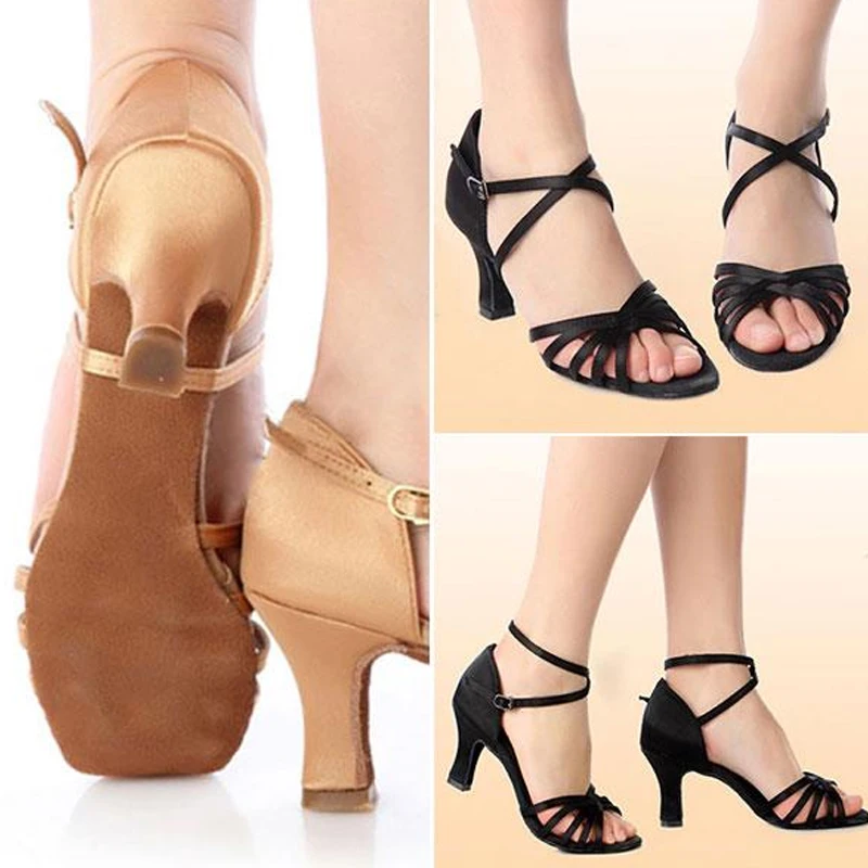 

2015 Fashion Hot Soft New Women's Latin Tango Dance Shoes heeled Salsa