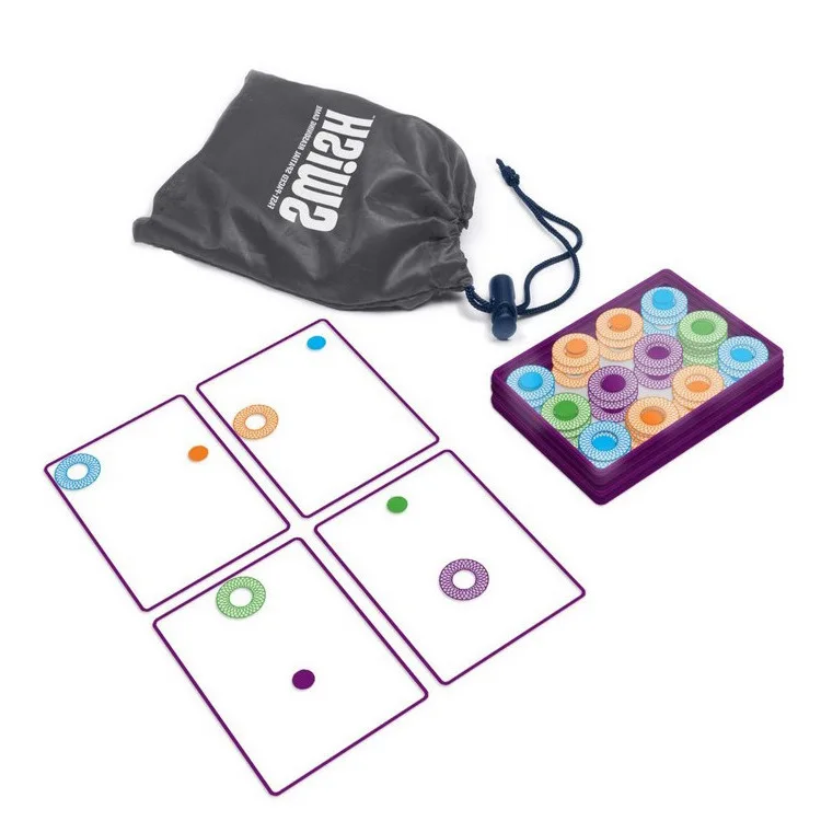 

America ThinkFun Stack-Shaped Heavy Swish Children Card Board Game Logic Thinking Focus Toy