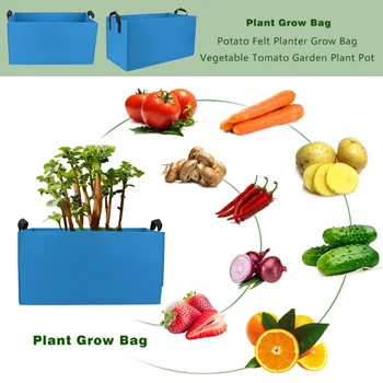 

Plant Growth Bags Pots DIY Potato Garden Fabric Vegetable Planting Seedling Tool for Household Garden Accessories