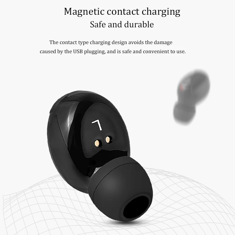 TWS V5.0 Bluetooth наушники спортивные беспроводные наушники гарнитура Bluetooth стерео двойная гарнитура для iPhone всех смартфонов