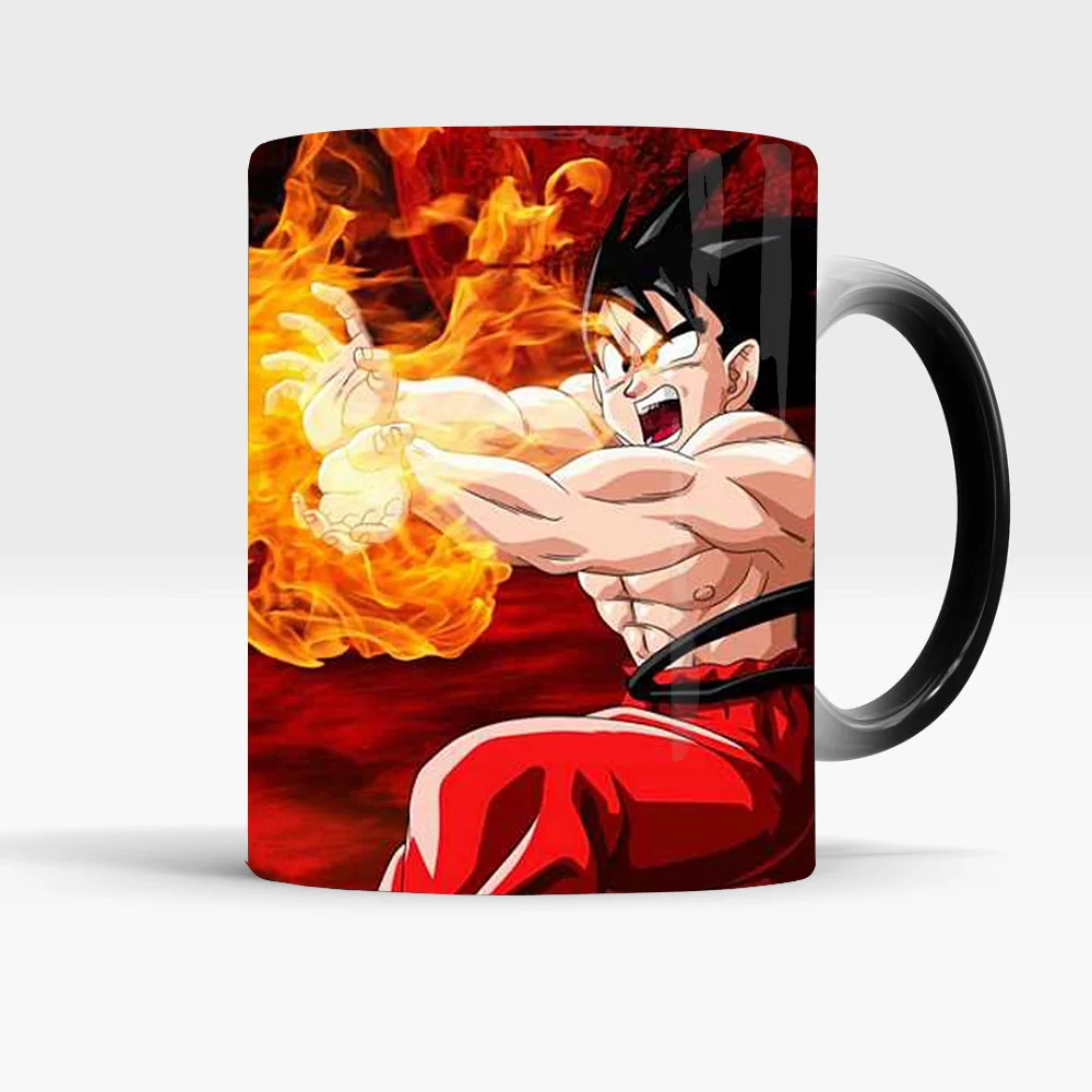 Whitef аниме Dragon Ball кружка Термочувствительная меняющая цвет кофейная кружка керамическая Волшебная чашка