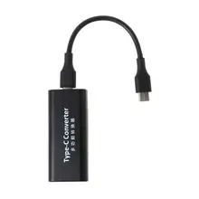 DC usb type C мужское зарядное устройство конвертер адаптер разъем для lenovo Dell, HP, ASUS ноутбук адаптер 20 в 3.25A квадратная вилка женщина