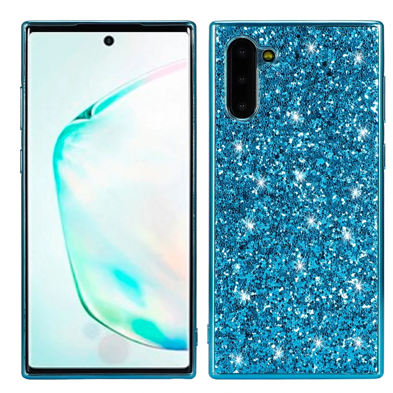 Чехол для samsung Galaxy Note10, мягкий силиконовый чехол для задней крышки, блестящие Чехлы для samsung Note 10 Note10 Plus, защитные сумки