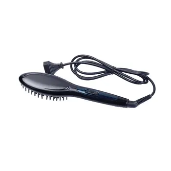 

Household Straight Hair Comb Straight Hair Artifact Portable Electric Splint Ceramic Hairdressing Tool No Damage UK plug