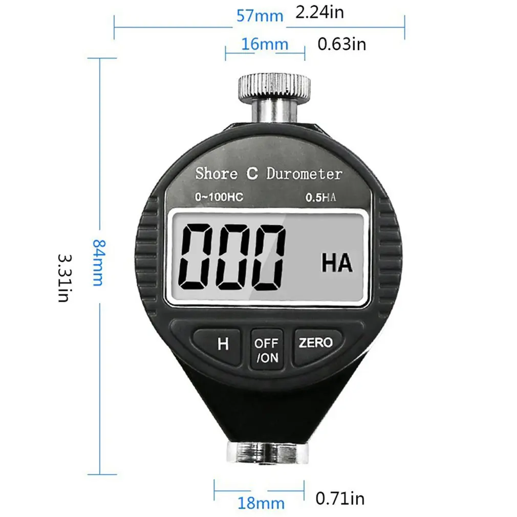 Электронный дисплей, тестер твердости, силиконовый пластиковый резиновый ремешок, тестер твердости 0-100A/C/D, распродажа