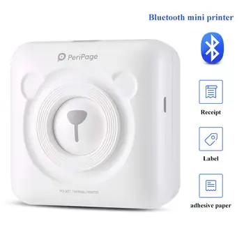 

Bluetooth Wireless Small Thermal Printer Picture Mobile Photo Printer Mini Printer Portable Photo Printer for Android iOS phone
