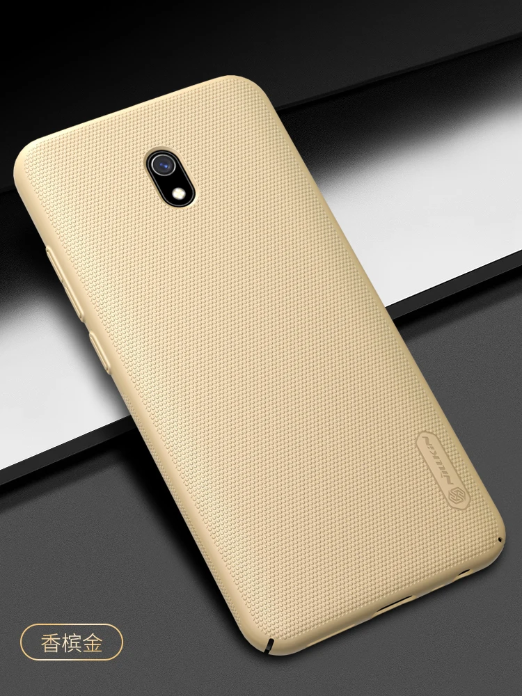 Champagne Gold Для xiaomi redmi 8a чехол 6,22 ''NILLKIN матовая жесткая задняя крышка с подарочным держателем для телефона redmi 8 чехол redmi 8 Pro Чехол - Цвет: Champagne Gold