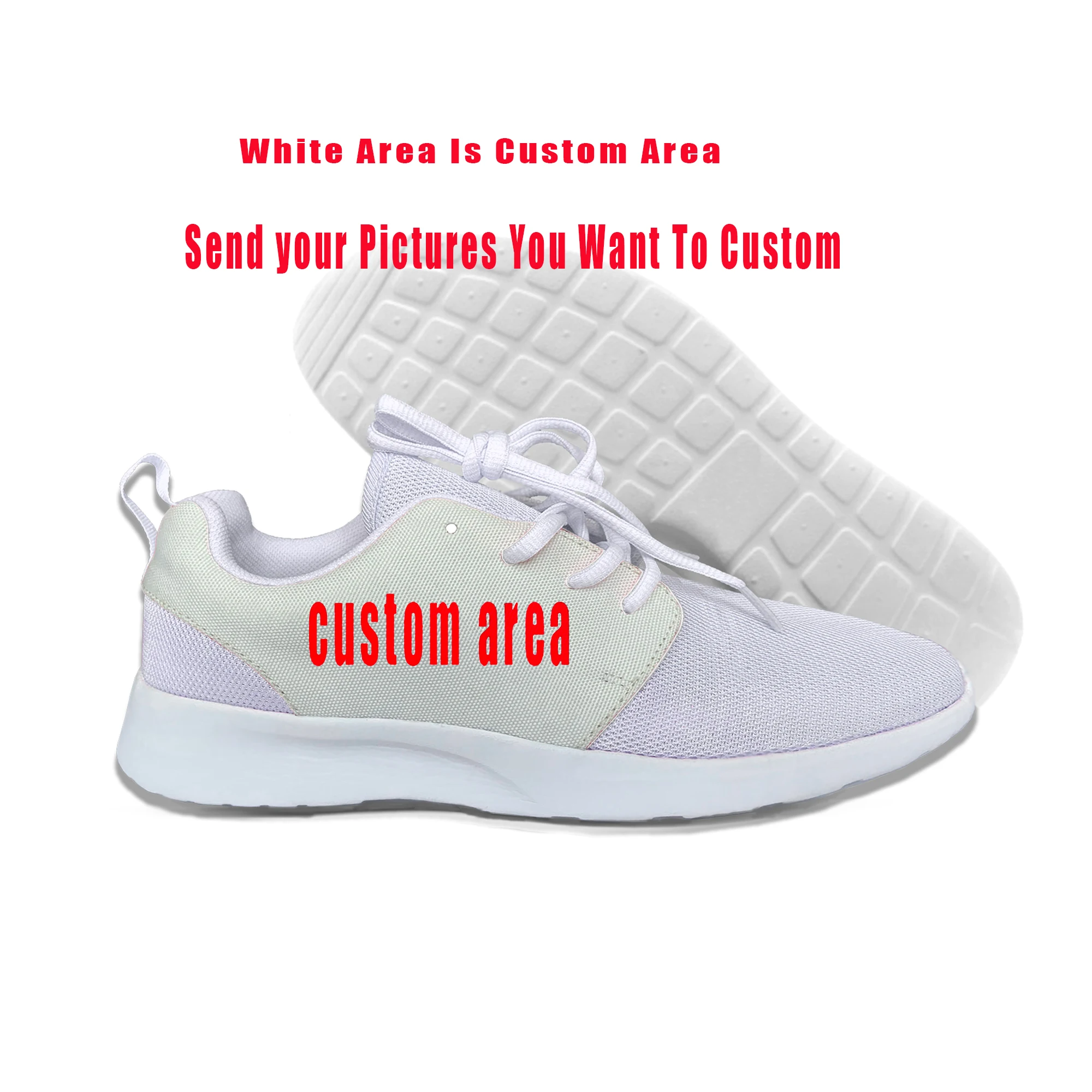 Cartoon Ninjago Hot Popular Funny Cute Kids Sport Running Shoes Novelty Casual Breathable 3D Print Sneakers Children Boys Girls - Цвет: DIY-WHITE