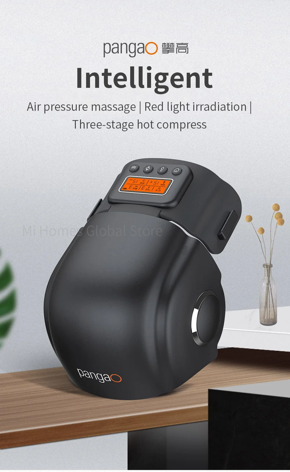 Pangao Smart Knee Massager Intelligent Shoulder Massager Pain Relief Massage Infrared Heating Physiotherapy Instrument For Elbow