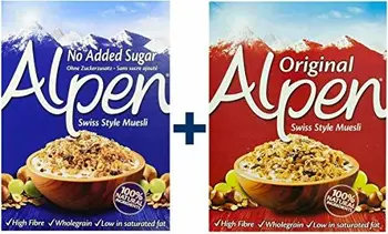 

Weetabix Alpen Muesli Original 625g sans sucre 560g, lot de 2 (1x625g + 1x560g)