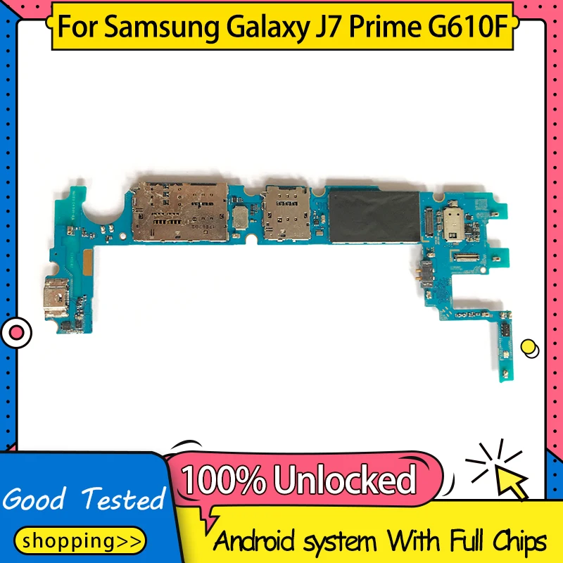 Оригинальная материнская плата для Samsung Galaxy J7 Prime G610F G615F разблокированная Prime|Антенны мобильных телефонов| |