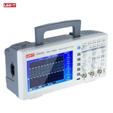 Osciloscópio de armazenamento utd2102e 100mhz 2 canais oscilógrafo analógico 500msa/s 7