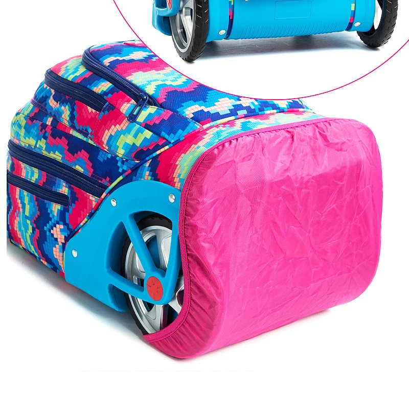 USB рюкзаки на колесиках сумки для подростков школьный рюкзак с колесиками для девочек рюкзак на колесиках Детские багажные рюкзаки с колесиками