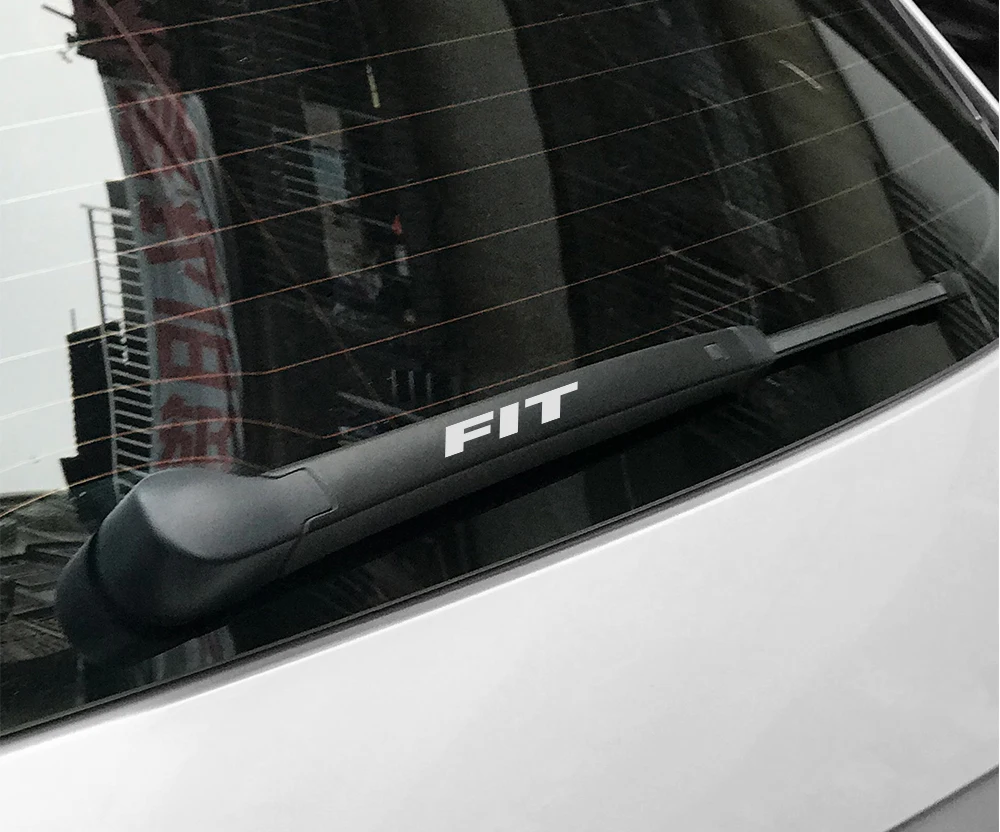 4 шт. автомобиля стеклоочиститель Виниловые наклейки Наклейка для Honda Fit Mugen Insight type S VTEC DOHC Modulo Vezel Pilot HR-V аксессуары для CR-V
