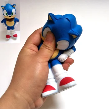 

Jumbo Anime Figure Squishy Slow Rising Squeeze Toy Sonic The Hedgehog Shelly Colt Cow Stress Relief Slow Rise Squishy Sonic Toys