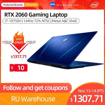 

Machenike F117 FPD RTX 2060 Gaming Laptop 2020 Intel Core i7 10750H 8GB 512SSD 17.3" 72% NTSC IPS Backlit Keyboard i7 notebook