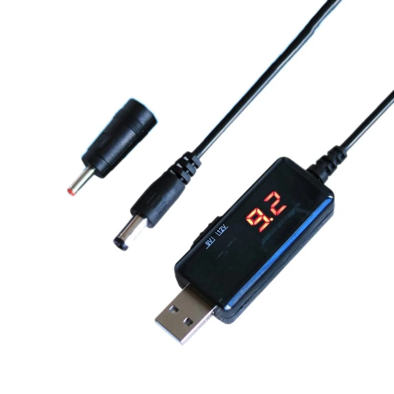 USB to DC Adjustable DC9V/12V Boost Cable with LED Display Booster Suitable for Router Switches | Компьютеры и офис