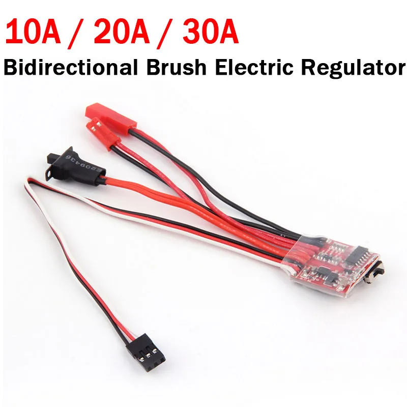 30A 20A 10A ESC Motor Speed RC ESC 2KHz Forward Reverse Brush Brake RC