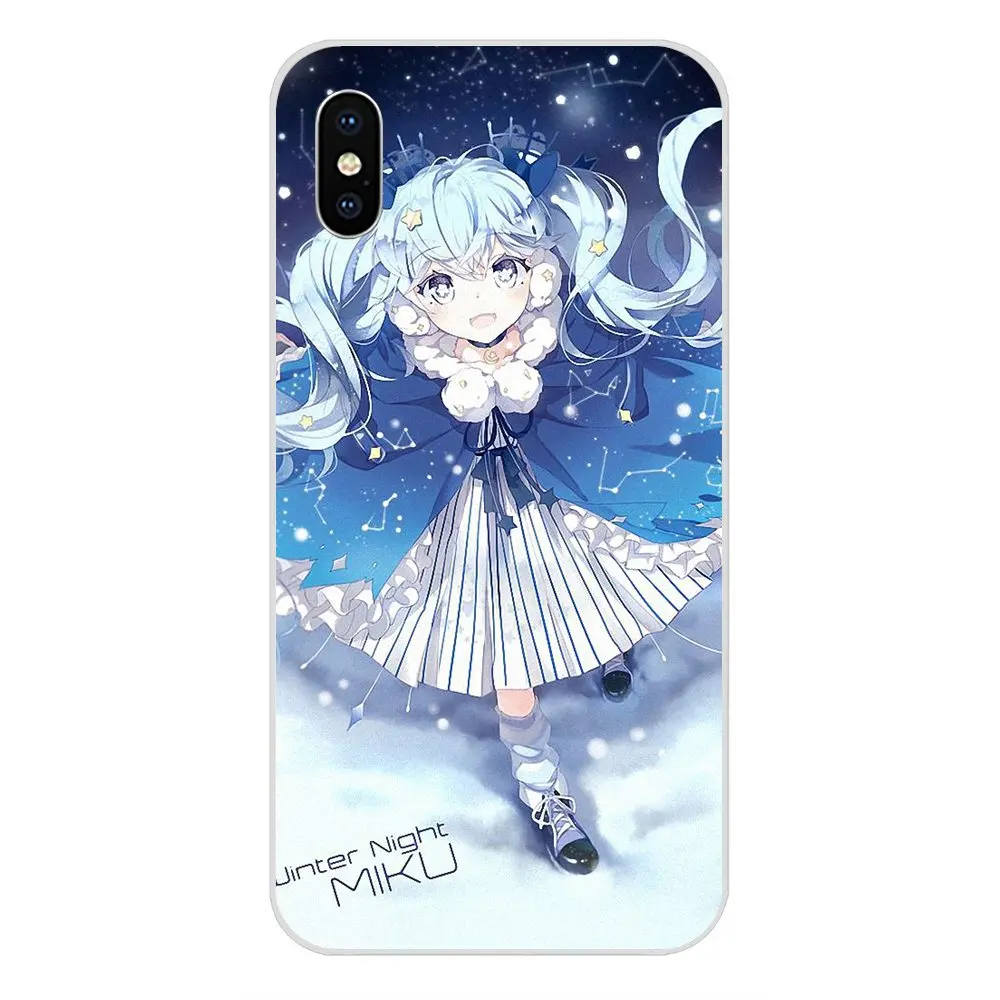 Hatsune Miku Vocaloid Yuki Snow Broccoli аксессуары для телефонов Чехол Xiaomi Redmi Note 2 3S 4 4A 4X5 5A 6 6A Pro