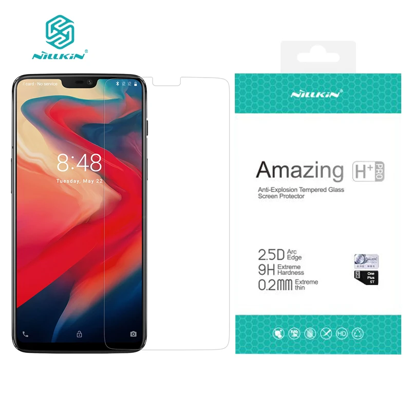 

NILLKIN Amazing H / H+PRO 9H Tempered Glass For one plus 6 screen protector oneplus 6 glass 6.28 inch
