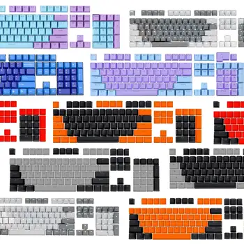 

Two-color Injection Key Caps 104Pcs ABS Stylish Backlight Keycaps Replacement Mechanical Keyboard Accessory Keyboard Accessories