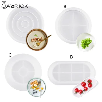 

Silicone Large Soap Dish Resin Mold Epoxy Resin Oval Round Tray Molds DIY Jewelry Tray Ring Holder Soap Dish Craft Tools
