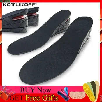 

KOTLIKOFF Height Increase Insole Cushion Elevator insoles Height Lift 3-9cm Adjustable Shoe Heel Insert Taller Unisex Foot Pads