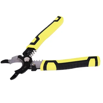 

SHGO HOT-Multifunctional Pliers Tool 20cm Wire Stripper Cable Cutting Scissors Wire Stripper Cutter Hand Tools