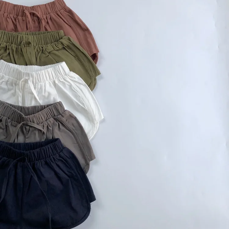 Korean Style Summer Kids Clothes Baby Boys Pure Color Shorts Casual Children Shorts Kids Shorts