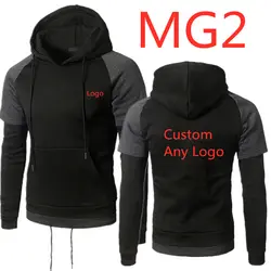 MG2 индивидуальный заказ Мужская Лоскутная теплая Толстовка Harajuku стильный спортивный костюм мужской классический колледж Толстовка