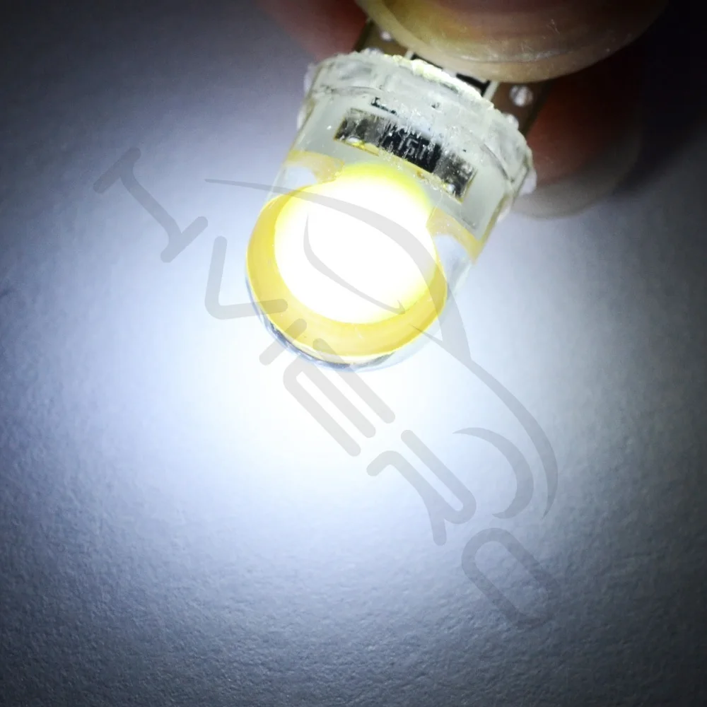 Hviero Auto T10 Led Cold White 194 W5W LED 168 COB Silica Car Super Bright Turn Side License Plate Light Lamp Bulb DC 12V